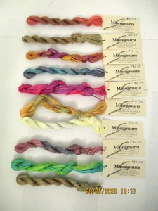 ~10 x MINNAMURRA THREADS SIX STRANDED EMBROIDERY FLOSS - 100% COTTON - COLOURS~ - Picture 1 of 12