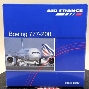 Herpa 1/500 Boeing 777-200 Air France F-GSPL 506557 white diecast model airplane - Picture 1 of 7