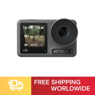 NEW DJI Osmo Action 3 Action Camera 12MP 4K Water Resistant IP68 Standard Combo - Image 1 of 4