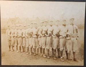 1800's Cabinet Card Cuyahoga Falls Oh Baseball Team 10" x 12"  JRR29 - Picture 1 of 7