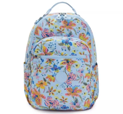 Kipling Seoul Groß Bedruckt 15 " Laptop Rucksack Wilde Blumen KI0451 X91 - Bild 1 von 4