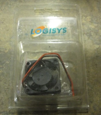 Logisys RBF30BK 30x30x10 DC Case Fan w 2 Pin Connector - NEW - Image 1 of 4