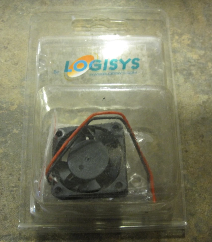 Logisys RBF30BK 30x30x10 DC Case Fan w 2 Pin Connector - NEW - Image 1 of 4