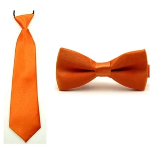 Kids Baby Boy Bow Tie Necktie School Wedding Party Bowtie Ties Matching Set - Picture 1 of 22