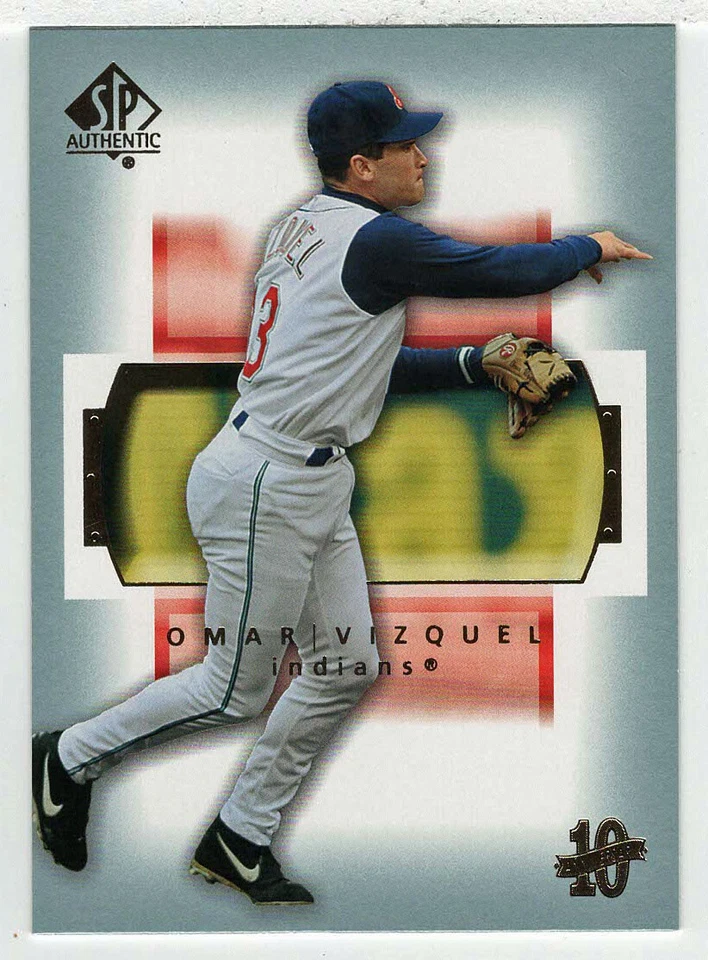 Omar Vizquel - Cleveland Indians - 2003 Upper Deck SP Authentic Baseball # 12 MT - Image 1 of 1