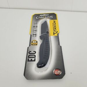 Camillus EDC Carbonitride Titanium Folding Knife Lifetime Warranty Model 19430