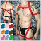 Elastic Body Harness Straps - Gay Mens Circuit Party Club - Made To Measure