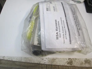 MSA Workman Vest, Pullover, Crossover & Riggers 6'  Harness LANYARD Bag 10075283 - Picture 1 of 3