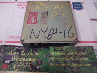 NY64-16 GARANTÍA OEM 1996 1997 AUDI A4 A6 V6 computadora de control del motor ECU ECM Foto 1 de 2