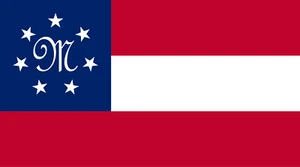 Südstaaten Marine Corps 50x75 cm mit Karabiner Flagge Fahne Profiqualität - Bild 1 von 1