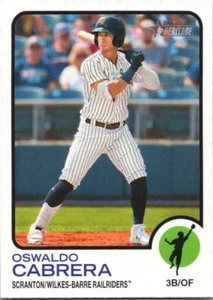 2022 Topps Heritage Minor League #29 Oswaldo Cabrera - Picture 1 of 2