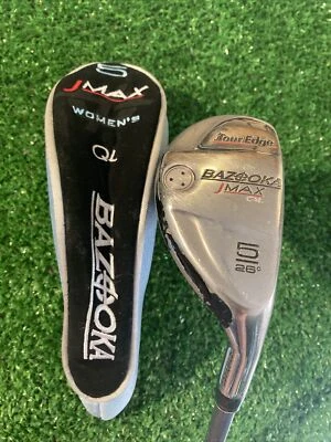 RH Tour Edge Bazooka J-Max QL 5-Hybrid 26* ⛳️ Ladies Flex Graphite +HC #W156 - Image 1 of 4