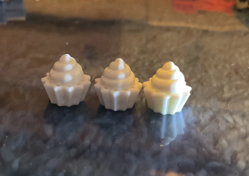 Lego Friends BLANCO Porta Cupcakes con Esmerilado. Comida. ID:93082g. Cantidad 1. Foto 1 de 1