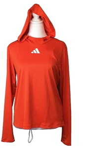 NWT Adidas Women's Size Small HY0509 Aeroready End Plastic Waste Training Hooded - Picture 1 of 8
