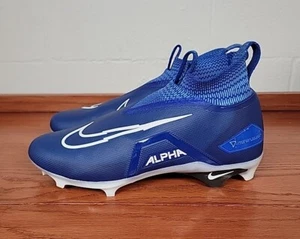 Nike Alpha Menace Elite 3 Royal Blue Football Cleats CT6648-414 Mens Size 14 NEW - Picture 1 of 11