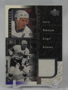 Larry Robinson 2000-01 Upper Deck Legends #J-LR Legendary Game Jerseys SP