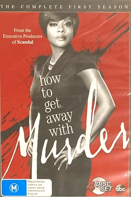 How to Get Away with Murder : Season 1 (DVD, 2014, 4-Disc Set) BRAND NEW SEALED - Image 1 of 3