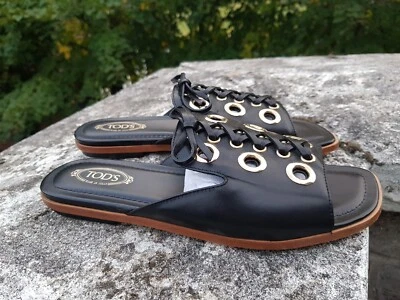 TOD'S WOMEN'S SLIPPERS UK4.5 - Image 1 of 4