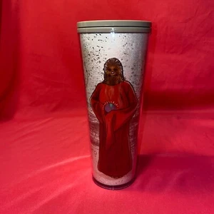 Disney Parks 2021 Starbucks Tumbler Star Wars Life Day Chewbacca No Straw - Picture 1 of 6