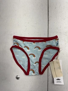 Kickee Blue Spring Sky Rainbow Graphic Underwear Girls Size XS - Picture 1 of 7