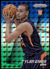 2014-15 Panini Prizm Prizms Blue and Green Mosaic Suns Card #266 Tyler Ennis