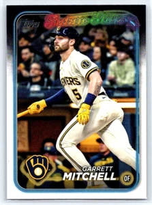 2024 Topps Series 2 Garrett Mitchell #447 Brewers Future Stars - Picture 1 of 2