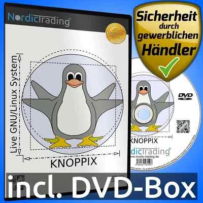 Knoppix 9.3 Linux Live-System DVD Linux Betriebssystem - Bild 1 von 4