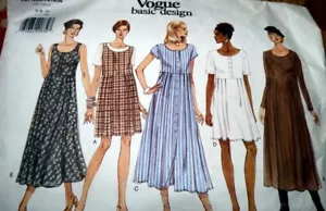 * Schönes KLEID VOGUE Nähmuster 6-8 - Bild 1 von 1