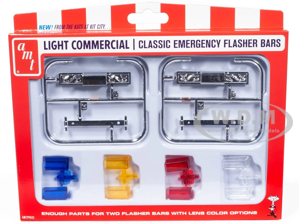 AMT Classic Emergency Flasher Parts Pack 125 AMTPP032 Plastics Car/Truck