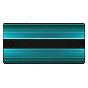 Grid Space Cyan Mousepad 16x32 - Afbeelding 1 van 1