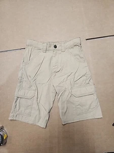 Wrangler Outdoor Cargo Shorts 10 Regular Color Khaki 94%Nylon 6% Spandex - Picture 1 of 13