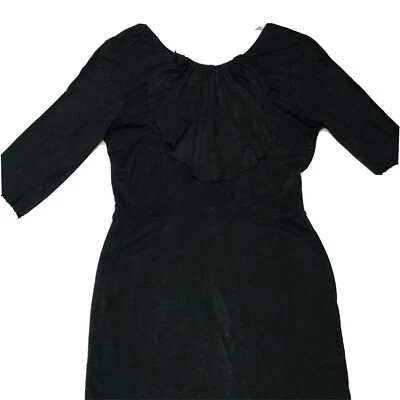 Vestido negro manga larga Twelfth Street by Cynthia Vincent talla 4 Noche de vacaciones Foto 1 de 4