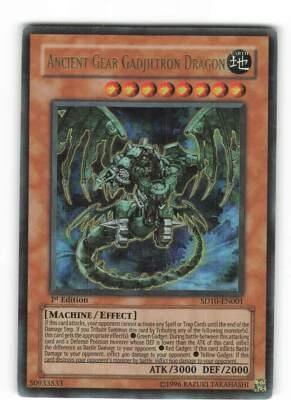 Yugioh ANTIKER ANTRIEBSGADJILTRONDRACHE , sd10-en001 Ultra Rare englisch NM 1st - Bild 1 von 2