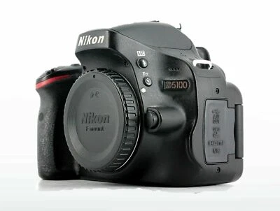 Nikon D5100 16.2MP Digital SLR Camera - Black (Body Only) - Image 1 of 4