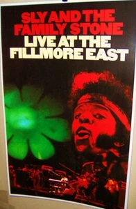 SLY and The FAMILY STONE LIVE at the FILLMORE EAST Full Color Poster Very COOL - Picture 1 of 1