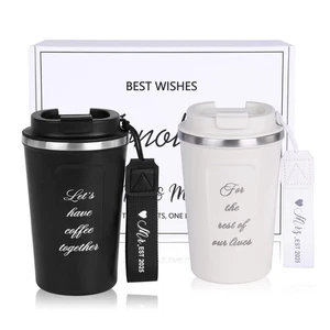 Mr and Mrs Gifts 2025, Stainless Steel Insulated Coffee Mug for Couples, Wedd... - Picture 1 of 7