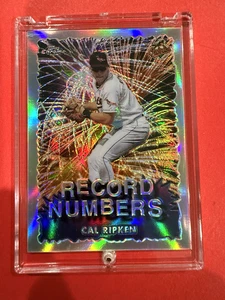 1999 TOPPS Chrome Record Numbers REFRACTOR Cal Ripken Jr. #RN9 Baltimore Orioles - Picture 1 of 7
