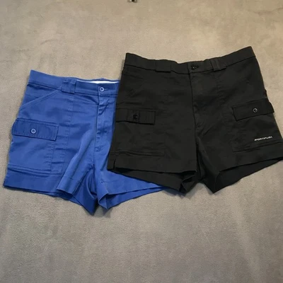 Lot of 2 Sportif USA Stretch Cargo Shorts Mens 38 x 4 Sail Hike Fish Boat Crew - Image 1 of 4