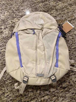 Mochila para mujer The North Face Surge Commuter, grava/óptica violeta, sistema operativo - ¡NUEVA! Foto 1 de 4