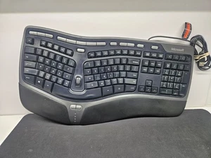 Microsoft Naturalna ergonomiczna klawiatura przewodowa 4000 KU-0462 USB - Zdjęcie 1 z 11