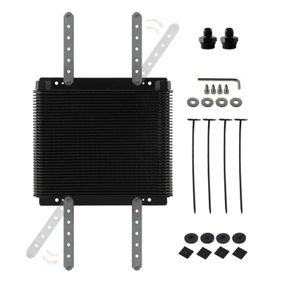 Universal 36 Row 72-Plate Transmission Oil Cooler w/ AN6 Fitings For VW Beetle - Image 1 of 4