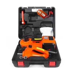 Electric Car Jack Kit 5 Ton Floor Jack, 12V Electric Car Jack with LED, Hydra... - Picture 1 of 8