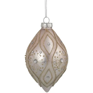 Northlight 4" Nature's Luxury Oro Rosa Retro Ombre Vidrio Adorno de Navidad - Imagen 1 de 4