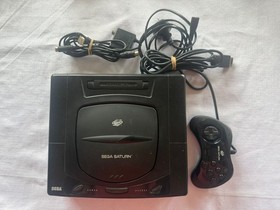 Original Sega Saturn Console System with 1 controller and cords 
