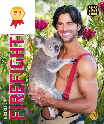 Australian Firefighters Calendar 2026 – Sexy with ANIMALS  - Image 1 of 4