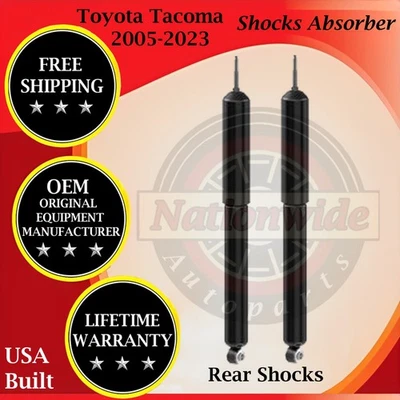 Monroe Genuine OEM Rear Shocks for 2005-2023 Toyota Tacoma 4WD Lifetime Warranty - Image 1 of 4