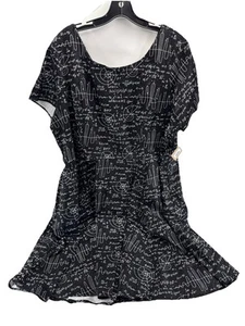 Nuevo con etiquetas Vestido Attic Salt Eva Rosa Negro Estera, Bolsillos Algodón Elástico Talla 4X - Imagen 1 de 17