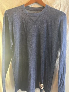 Hollister Size Large Crew Neck Long Sleeve T-Shirt Blue - Picture 1 of 4