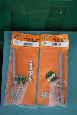 ROBART 653 PAIR RIGHT 653R + LEFT 653L OFFSET STRUTS  RC MODEL AIRPLANE  NEW - Image 1 of 3