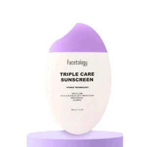 Crema Solare Illuminante Facetology SPF40 PA+++ 40ml - Cura Idratante Antietà - Foto 1 di 7
